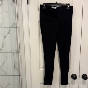 Calvin Klein Women's Sleek Black Skinny Pants
